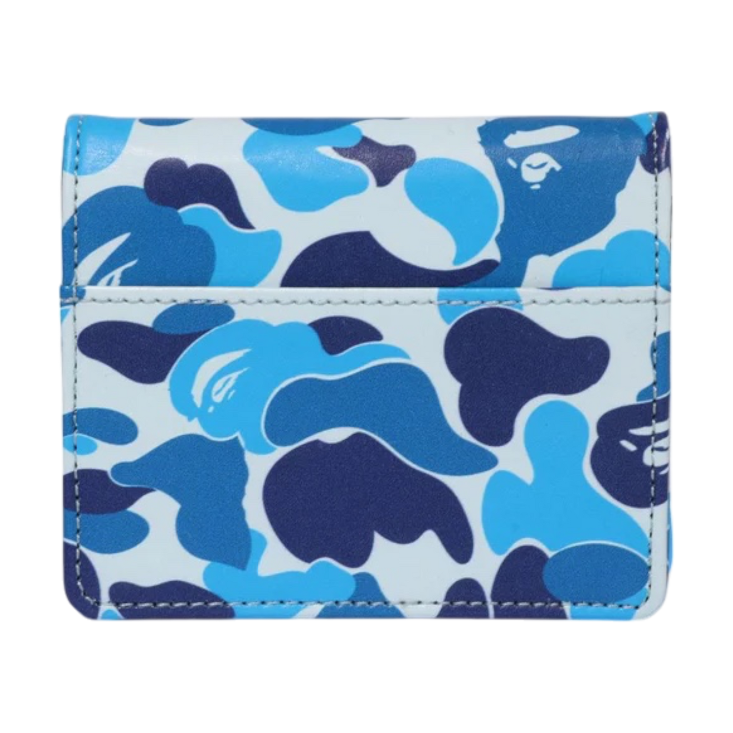 Bape Blue ABC Camo Coin Case