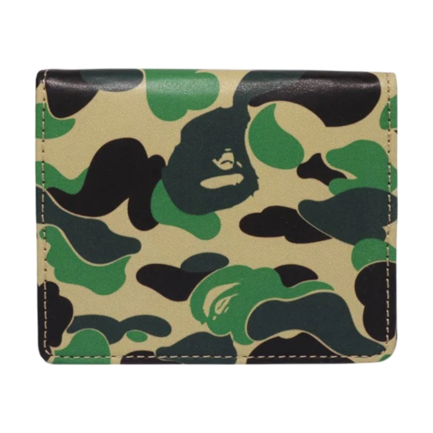 Bape Green ABC Camo Coin Case