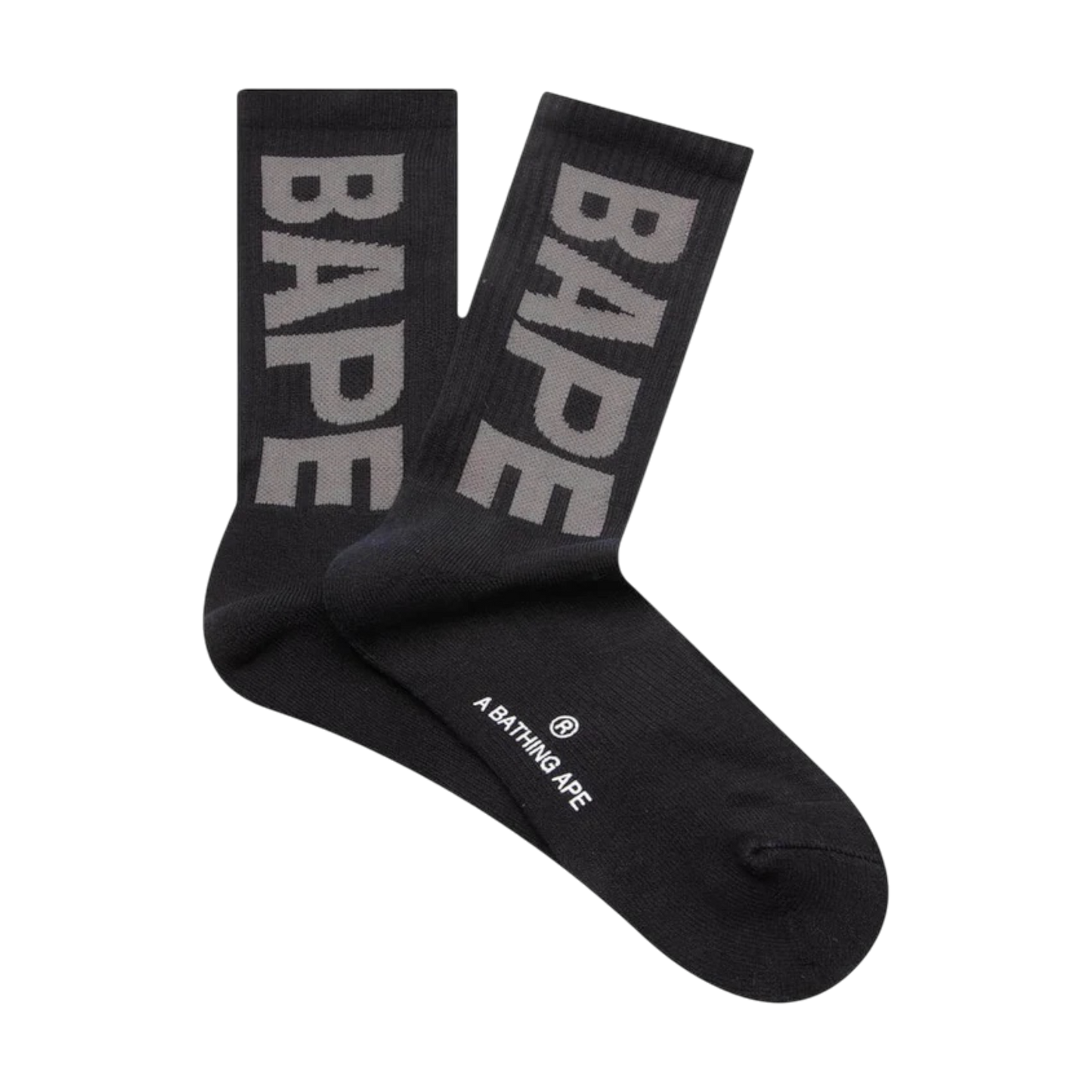 Bape Logo Black Socks