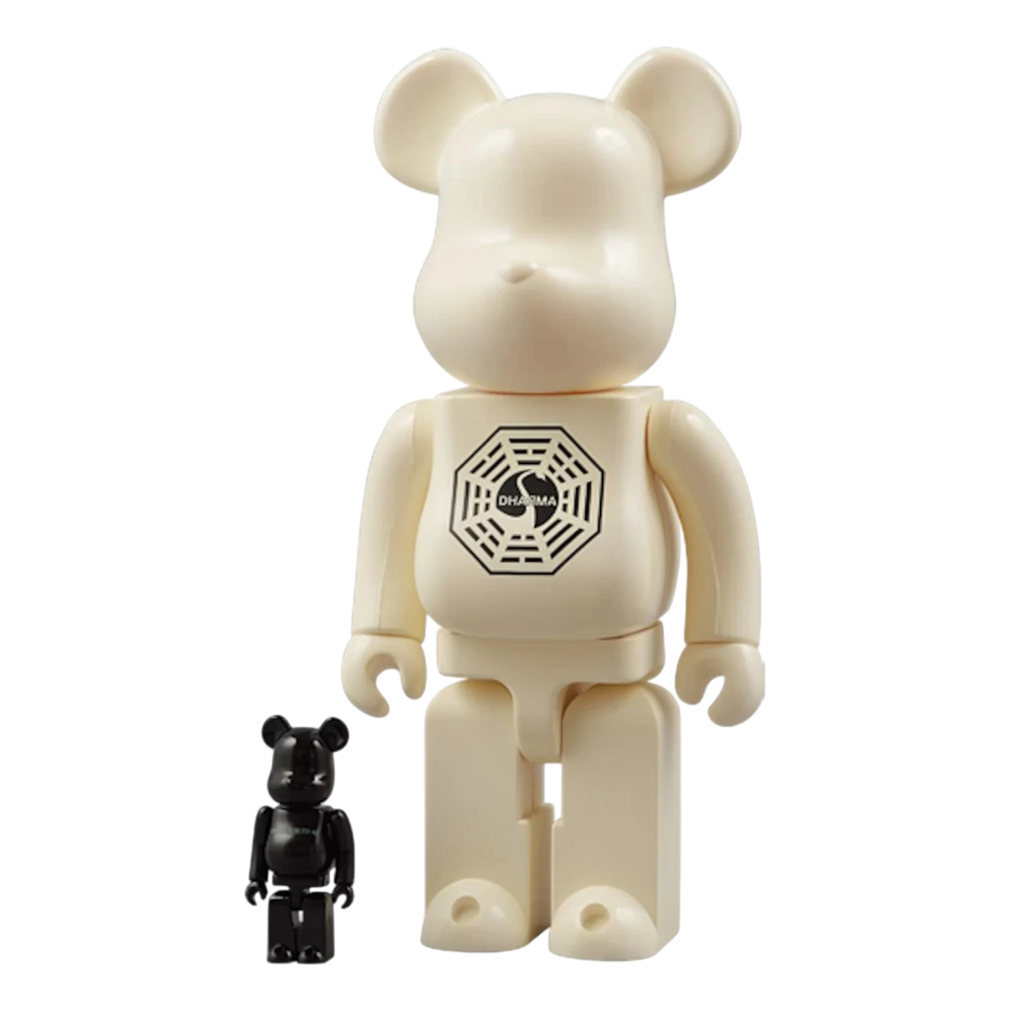 Bearbrick x Lost 100% & 400% Set White