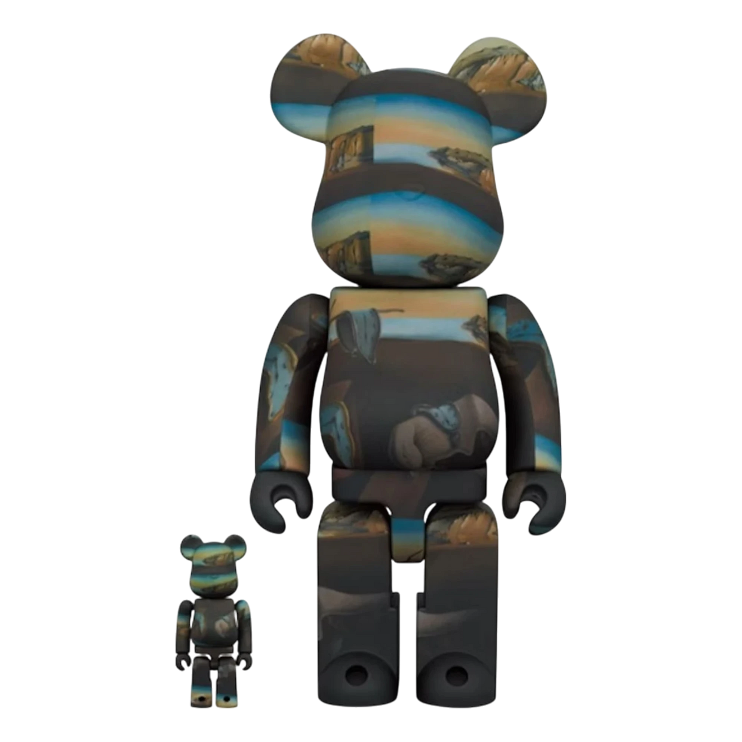 Bearbrick x Salvador Dali The Persistence of Memory 100% & 400% Set