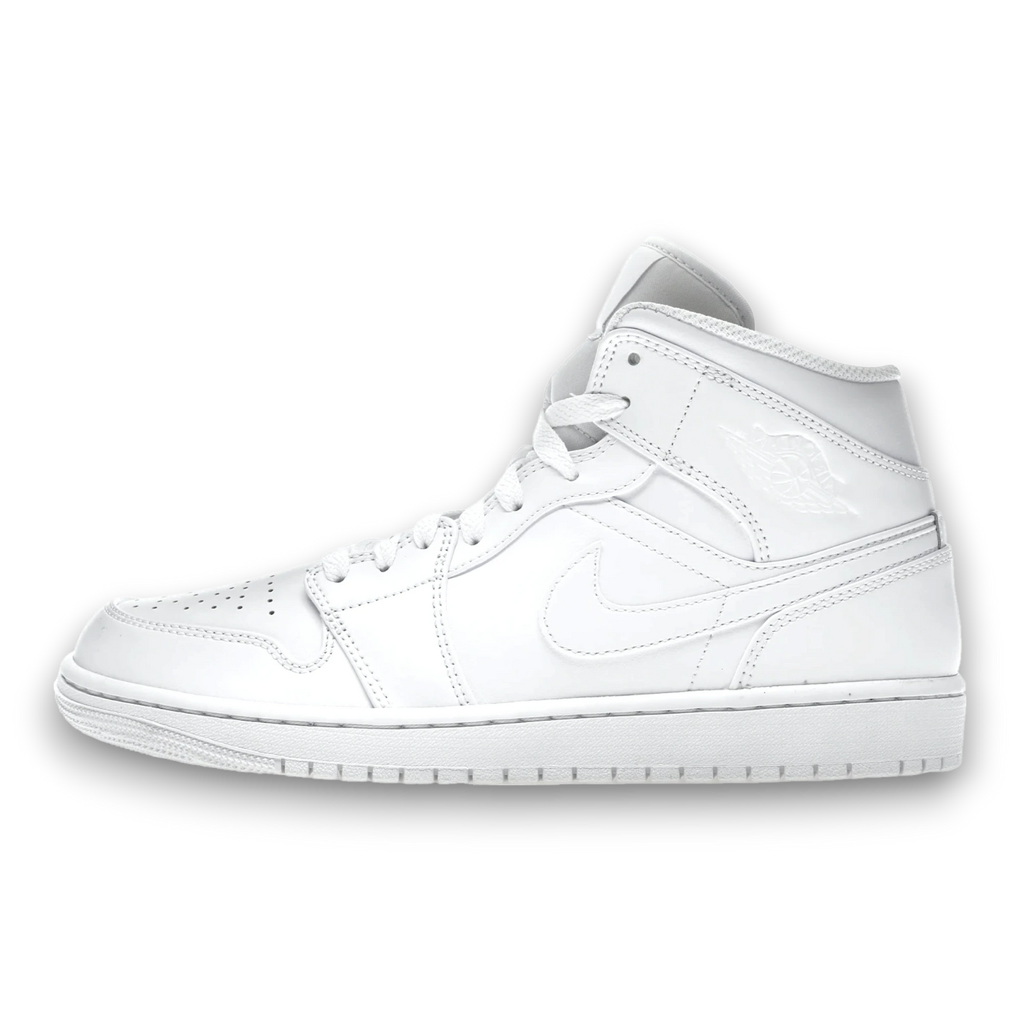 Jordan 1 Mid Tripple White