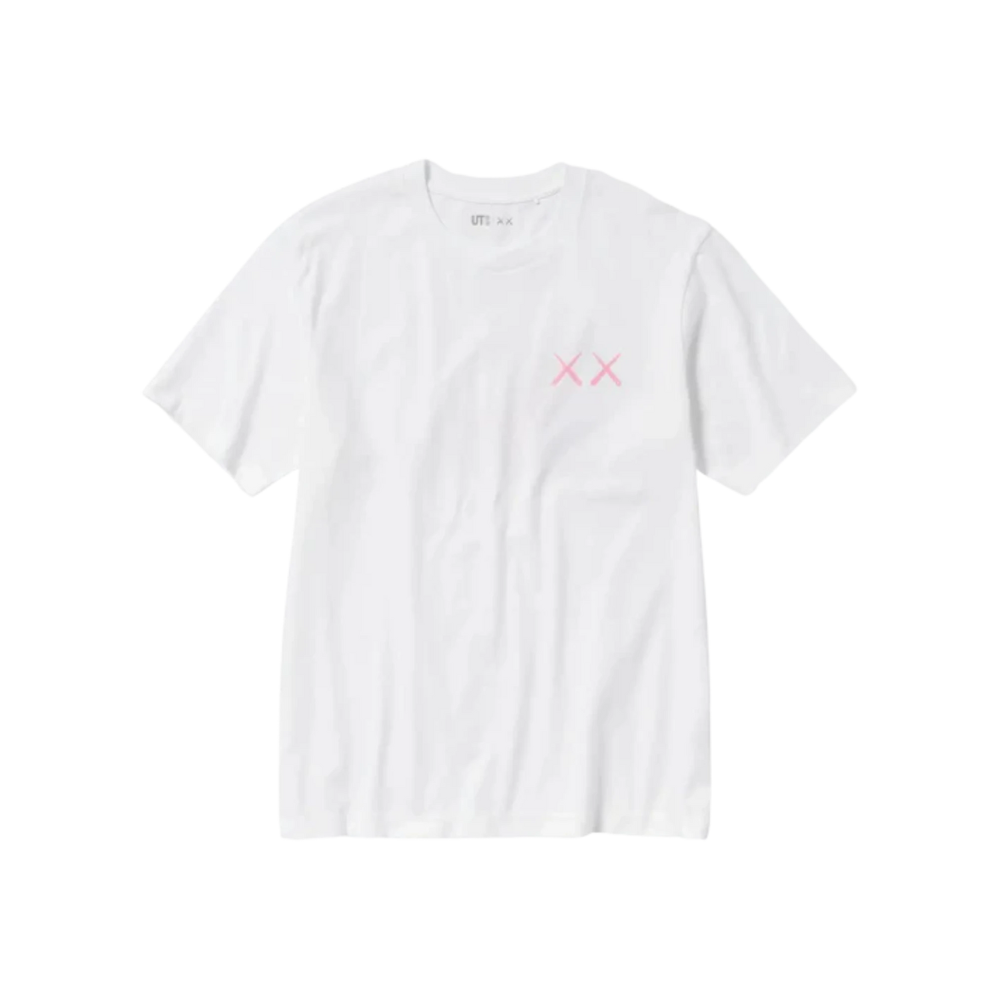 KAWS x Uniqlo UT White/Pink Tee