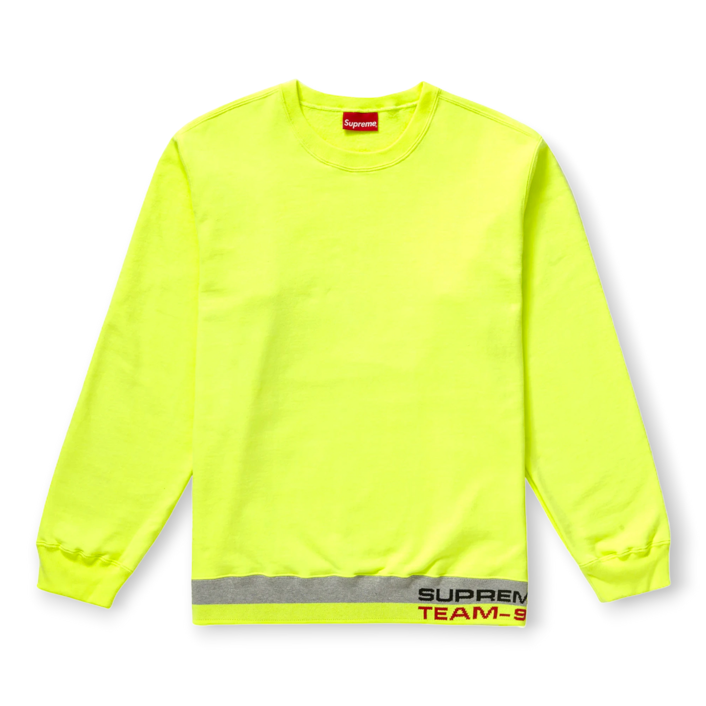 Supreme Crewneck Reflective Yellow