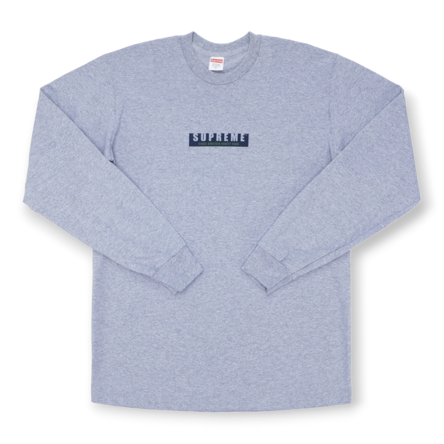 Supreme LS Tee Heather Grey