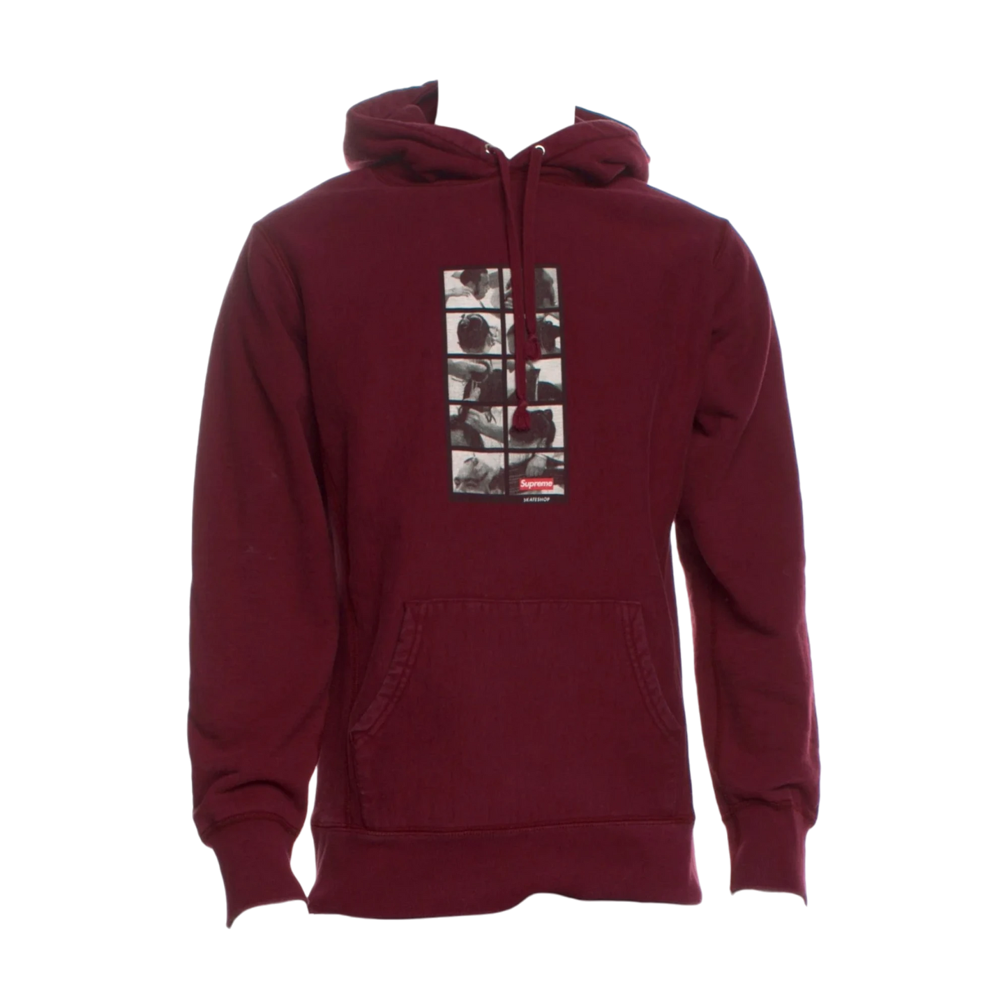 Supreme Sumo Hooded Sweatshirt Burgundy