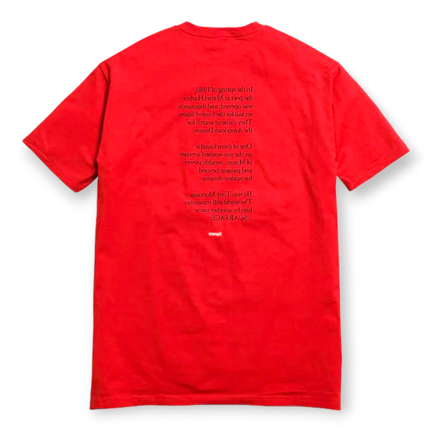 Supreme Scarface Red Tee