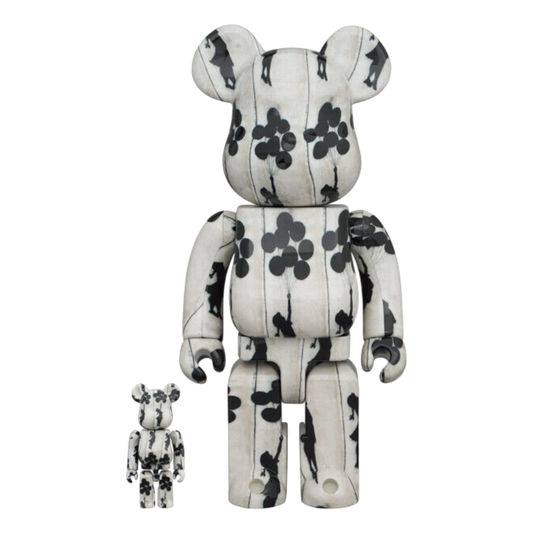 Bearbrick Flying Balloons Girl 100% & 400% Set