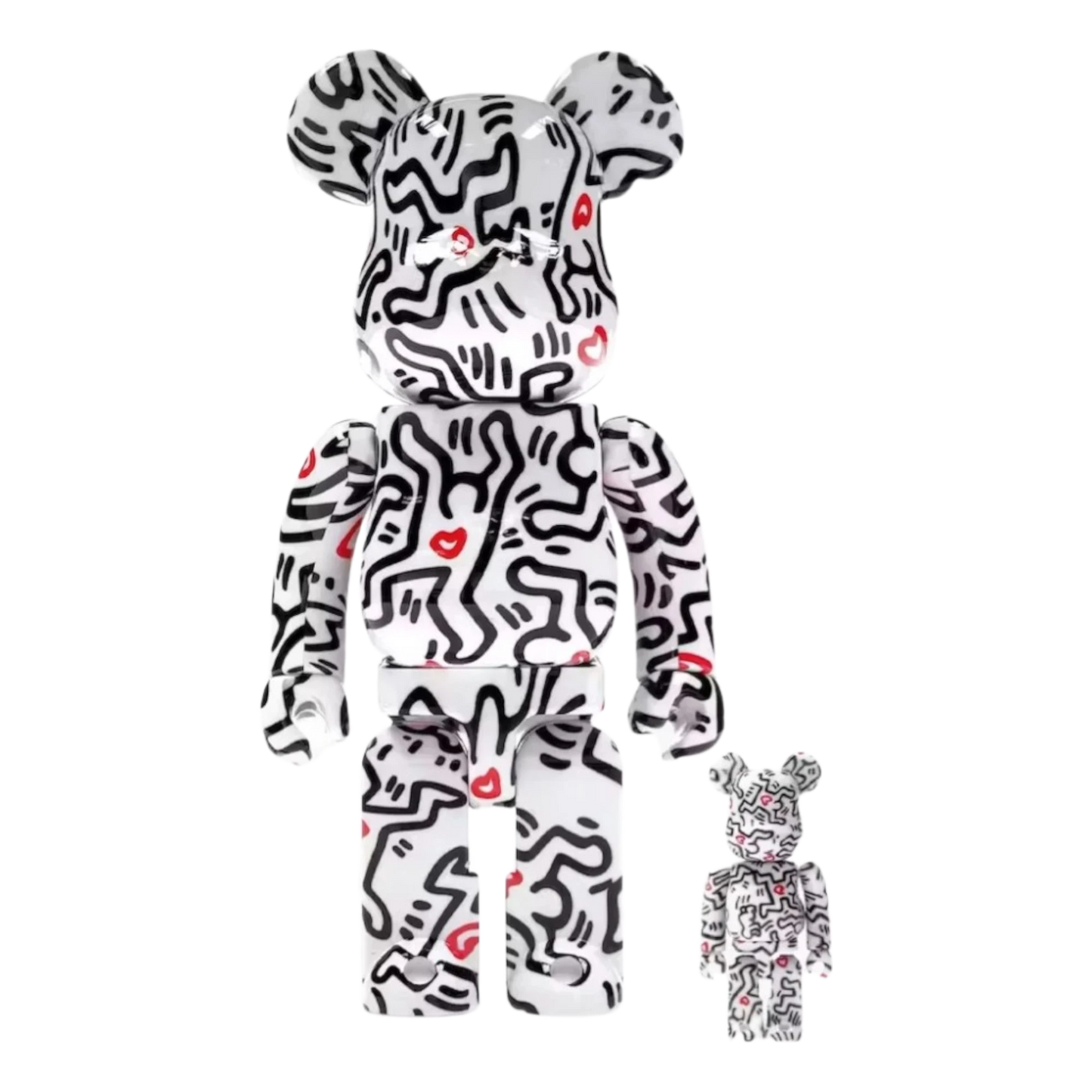 Bearbrick Keith Haring #8 100% & 400% Set