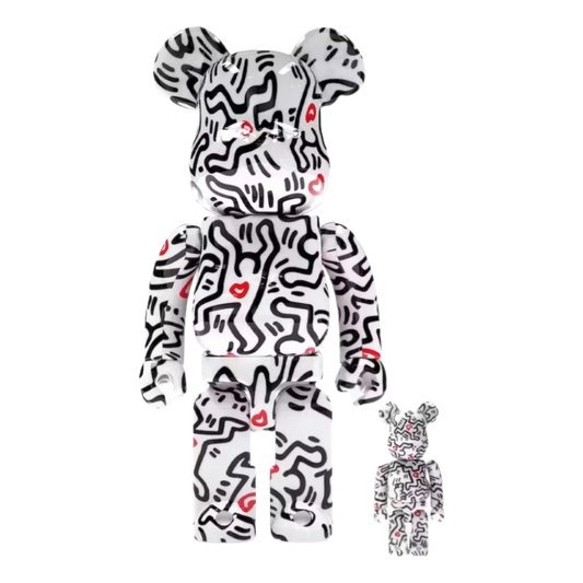 Bearbrick Keith Haring #8 100% & 400% Set