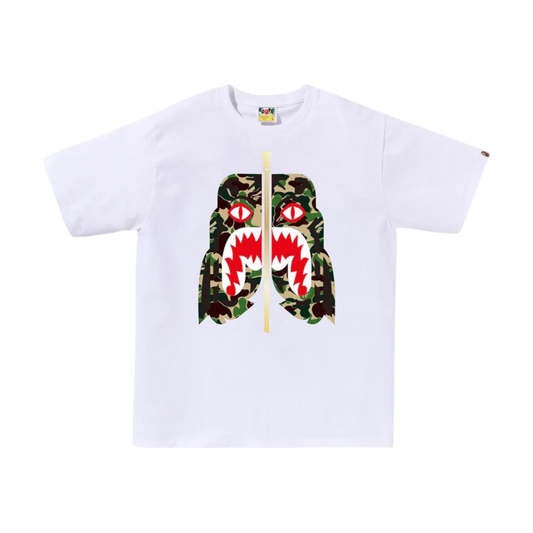 Bape ABC Camo Tiger Tee White/Green