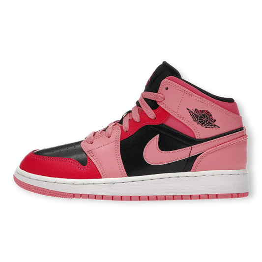 Jordan 1 Mid GS Coral Chalk