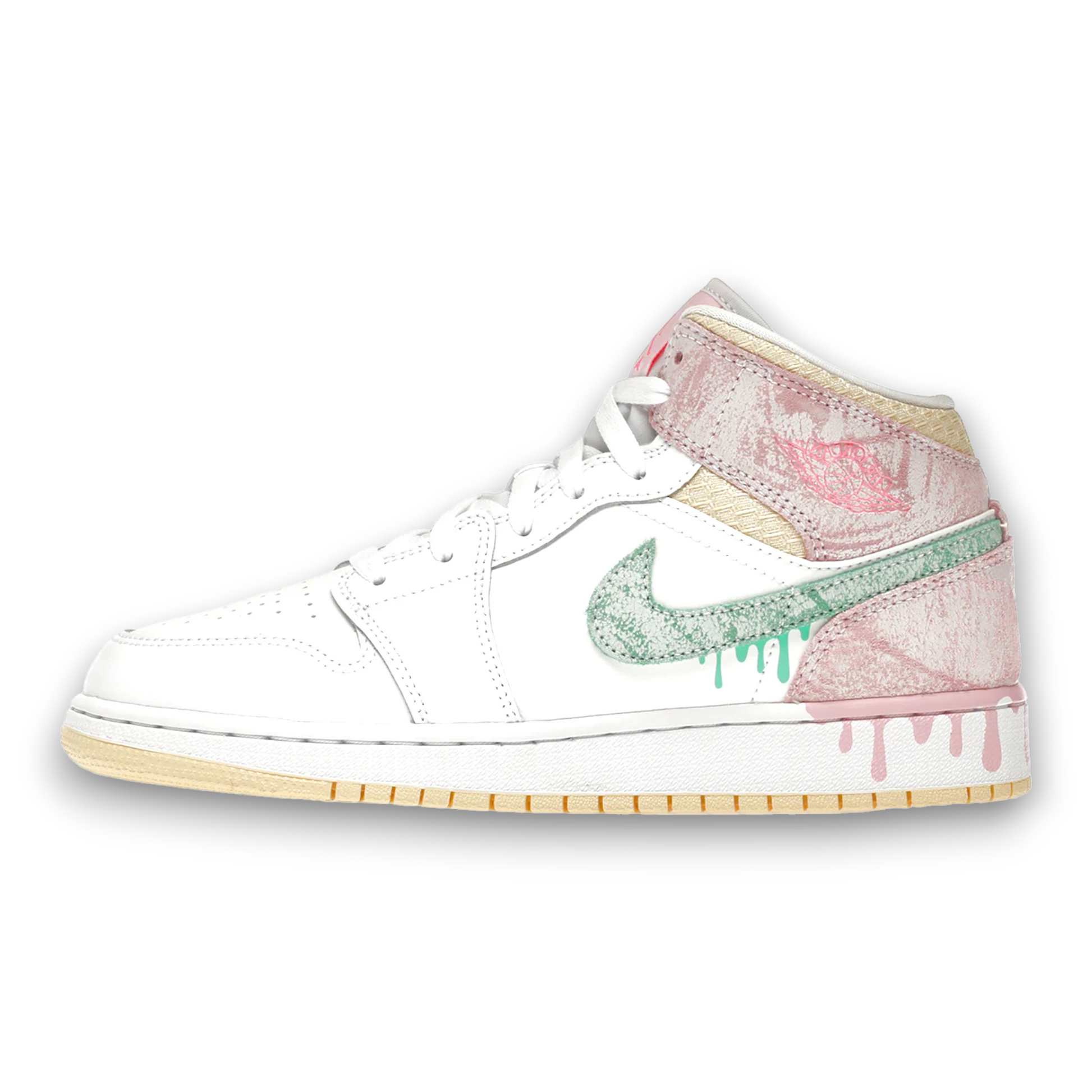 Jordan 1 Mid Paint Drip (GS)