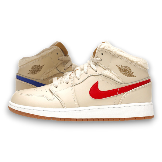 Jordan 1 Mid Pearl White (GS)