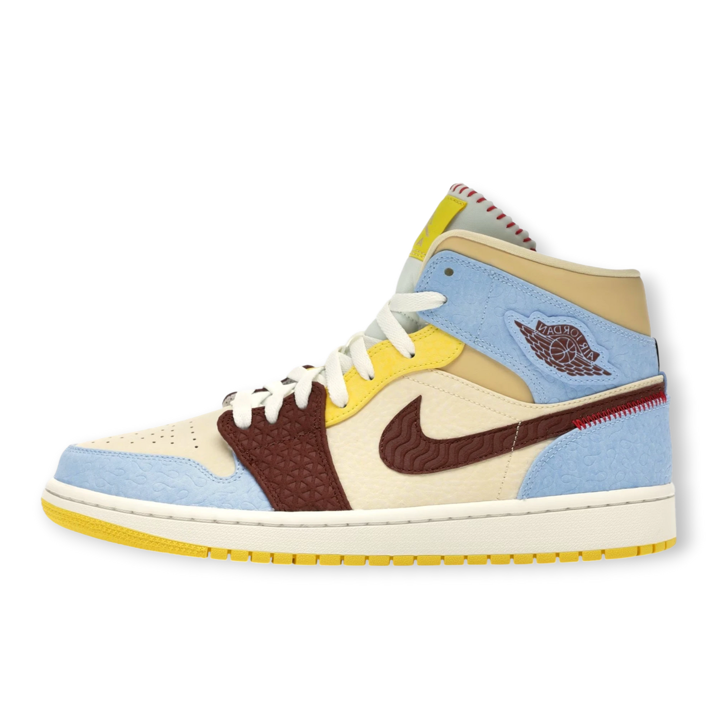 Jordan 1 Mid SE Fearless Maison Chateau Rouge