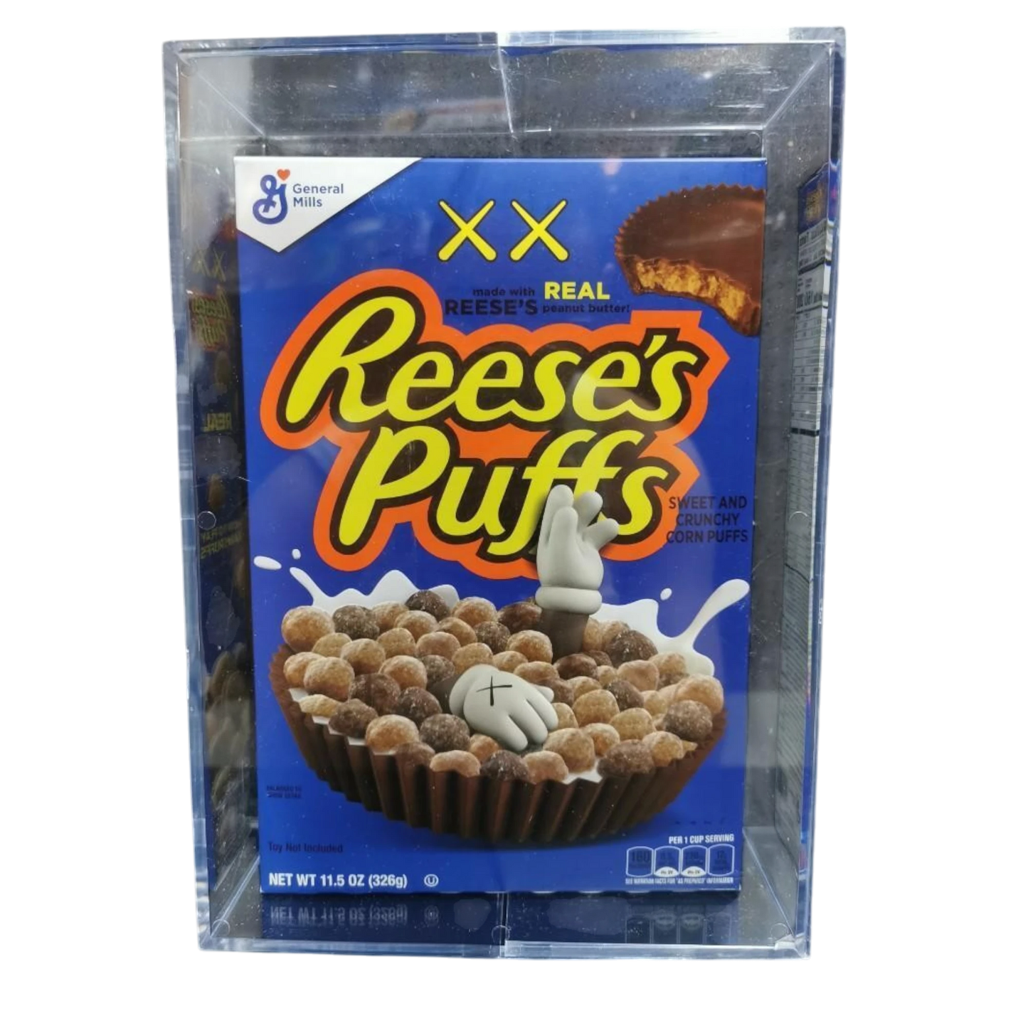 KAWS x Reese's Puffs Limited Edition Cereal (Not Fit For Human Consumption) Blue