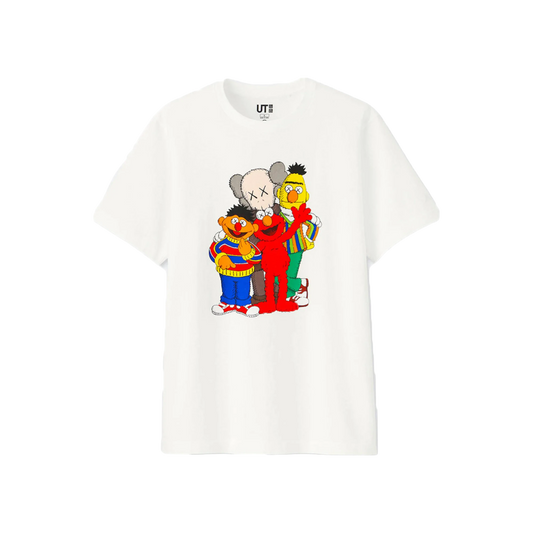 Kaws x Uniqlo x Sesame Street Group Tee