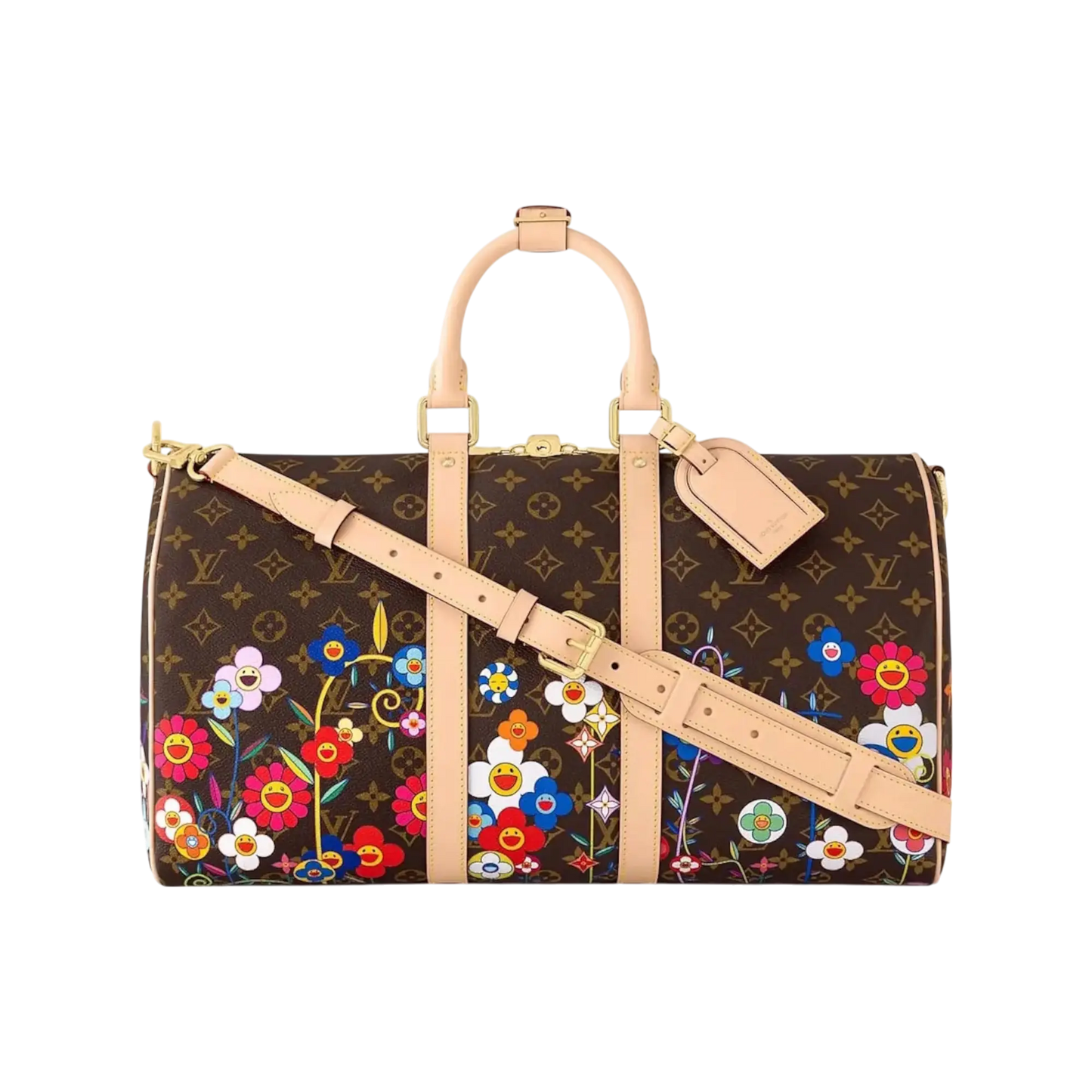 Louis Vuitton x Takashi Murakami Keepall Bandouliere 45 Monogram