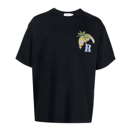 Rhude Moonlight Tropics Logo Print Tee