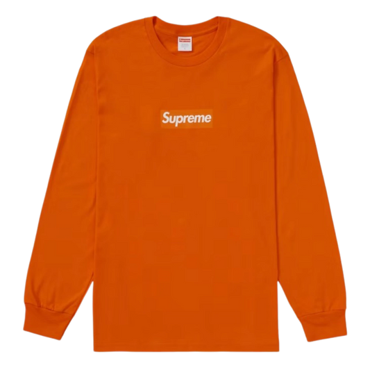 Supreme Box Logo L/S Tee Orange