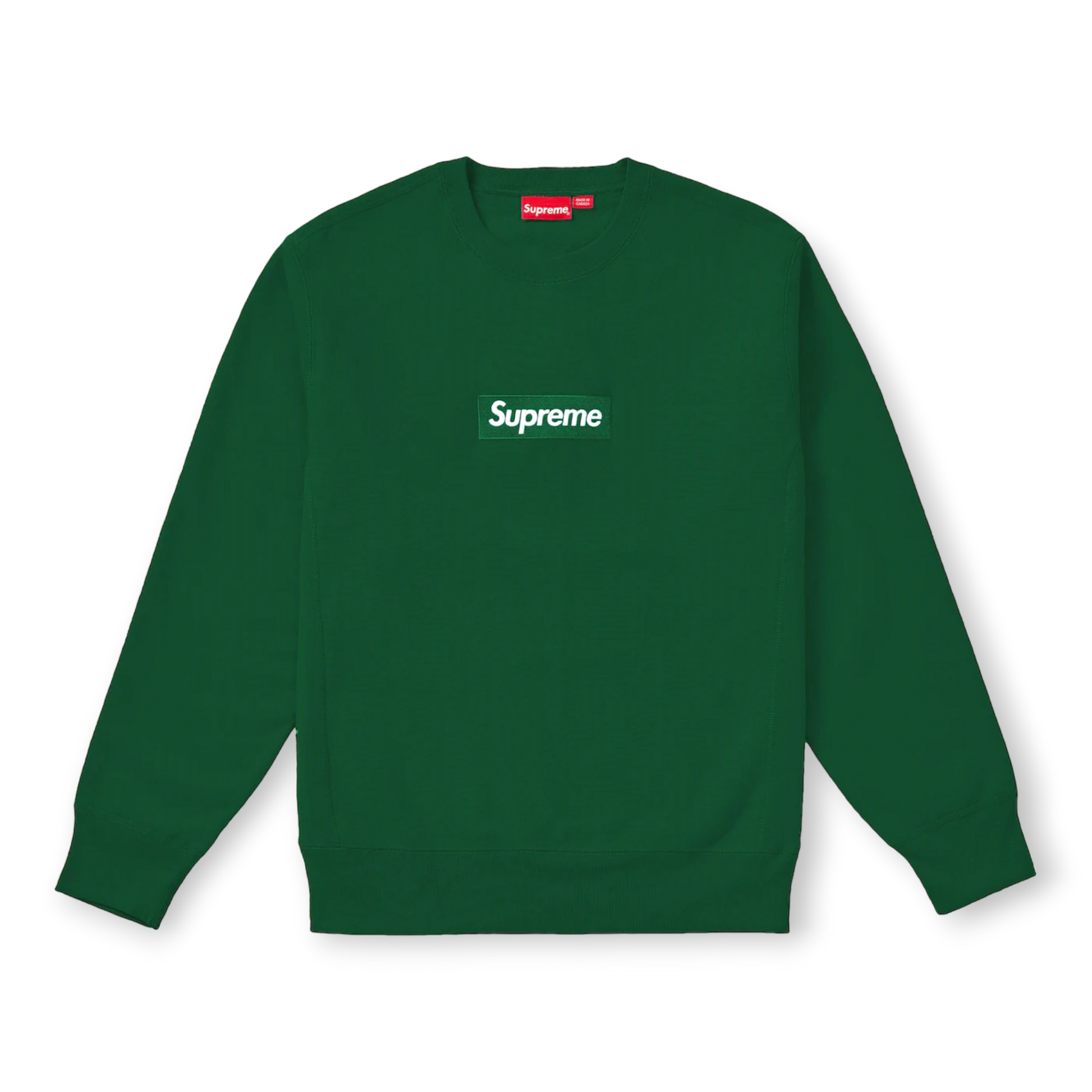 Supreme Box Logo Crewneck Pine Green