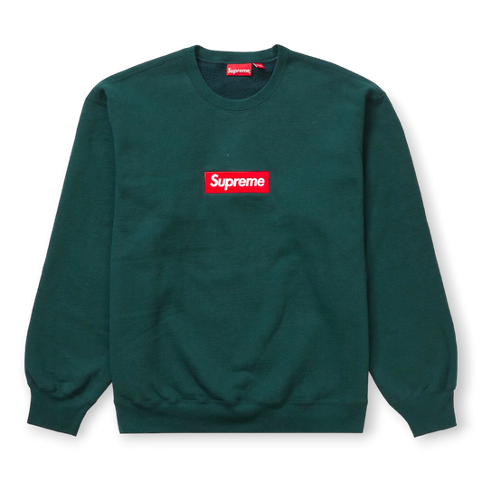 Supreme Box logo Crewneck Green 2022