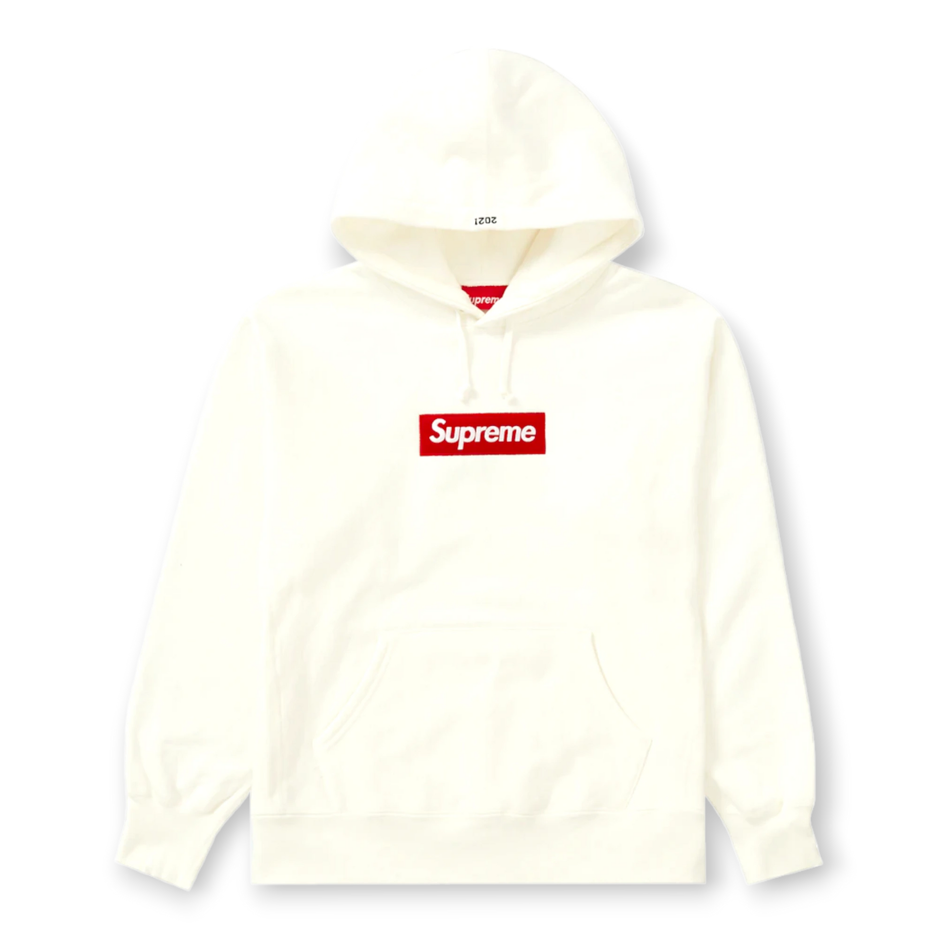 Supreme-Box-logo-Hoodie-White-