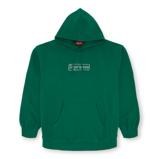 Supreme Box logo Kaws Hoodie Green 2020