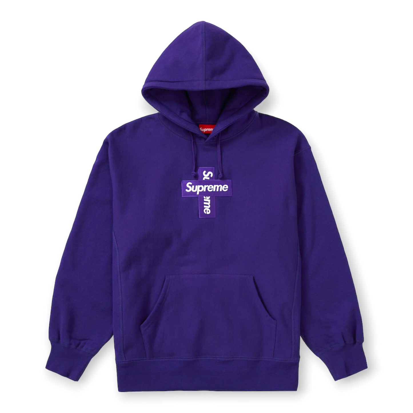 Supreme CrossLogo Purple Hoodie