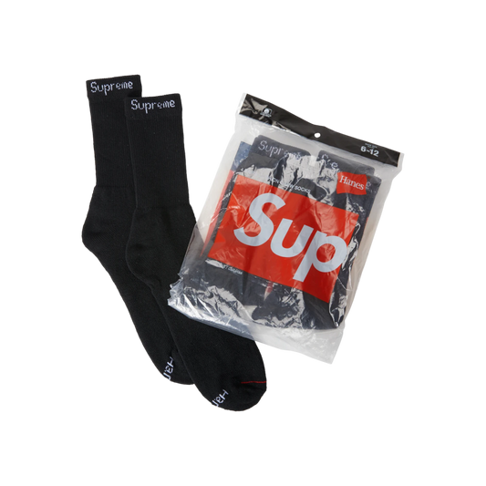 Supreme Socks by Hanes Black