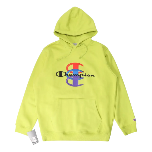 Supreme Champion Stacked C Hooded Sweatshirt Bright Green