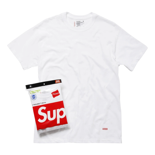 Supreme Hanes Tagless Tee White (1u)
