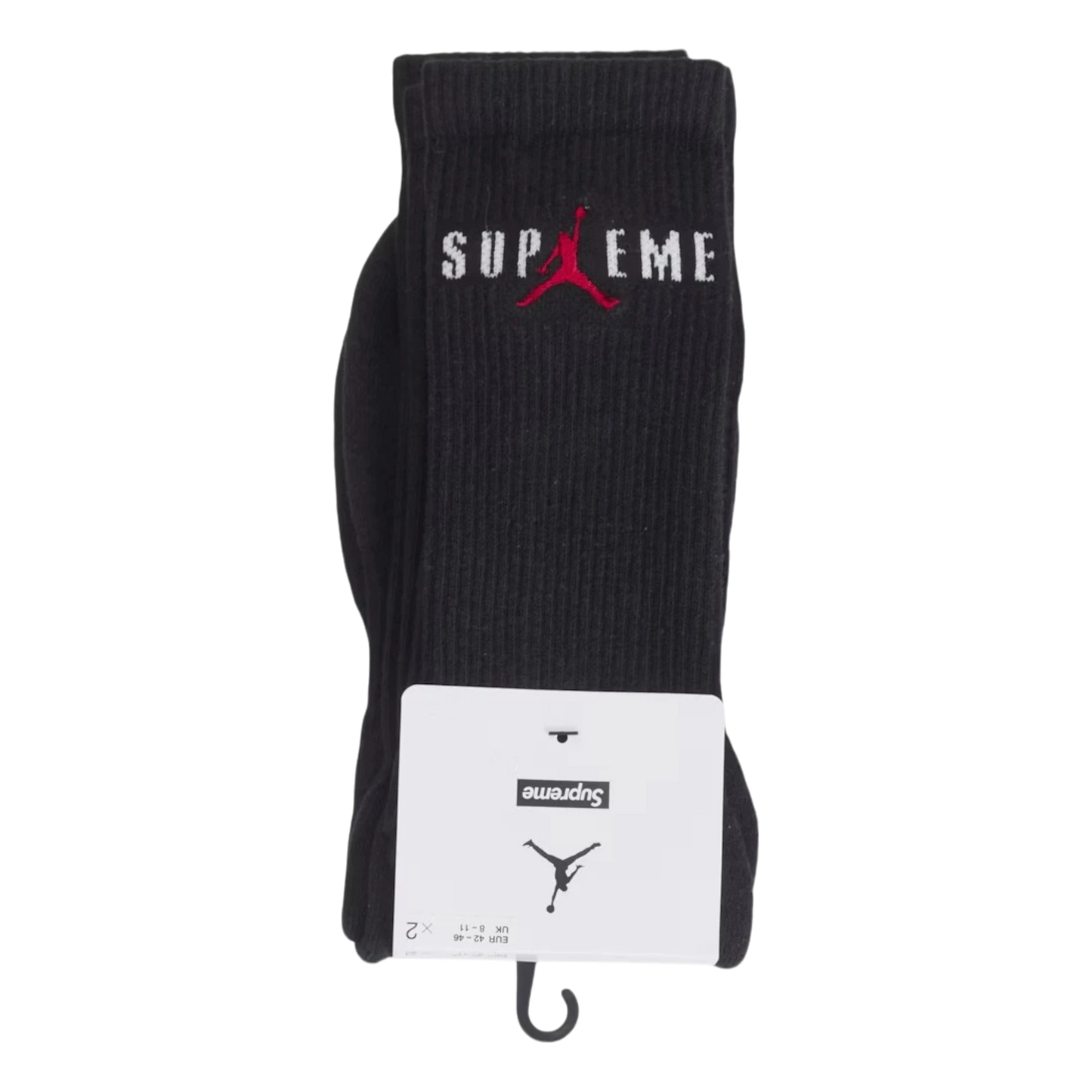 Supreme Jordan Crew Socks Black (1u)