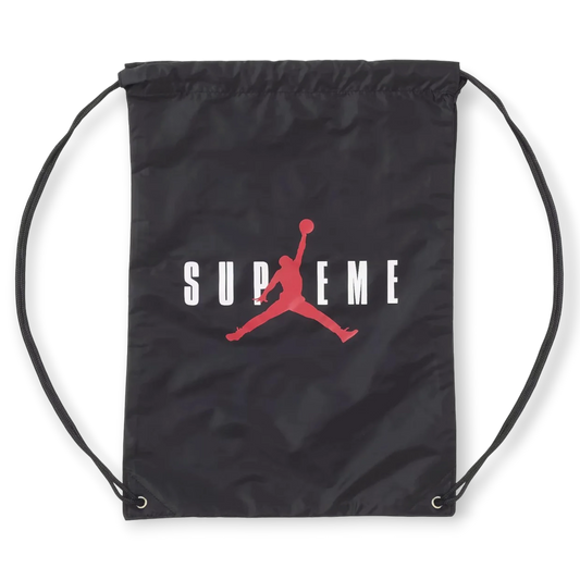 Supreme Jordan Drawstring Bag Black