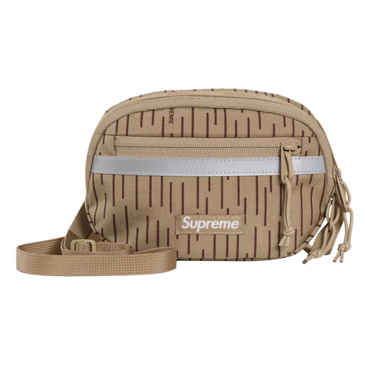 Supreme Mini Side Bag Tan Raindrop