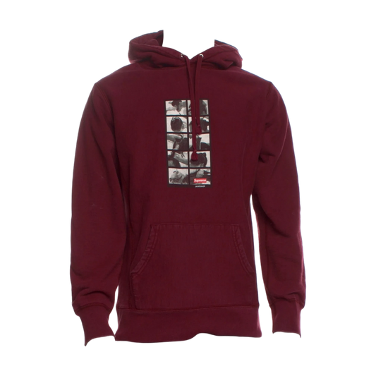 Supreme Sumo Hooded Sweatshirt Burgundy