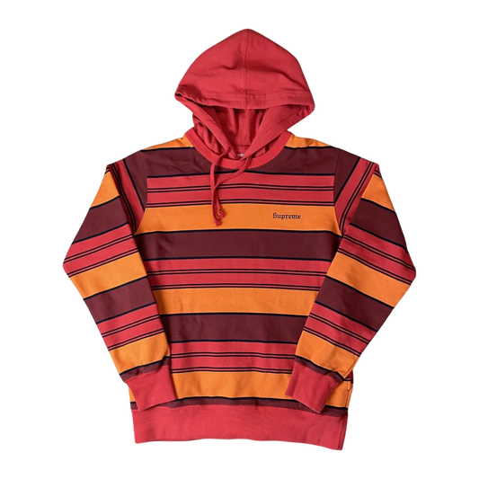 Supreme Supreme Striped Hooded Crewneck SS17