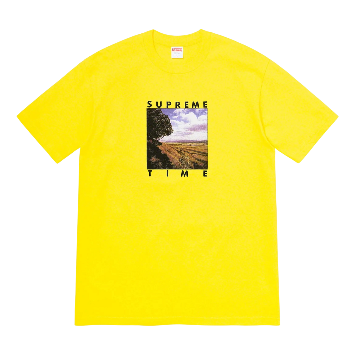 Supreme Supreme Time Tee Yellow