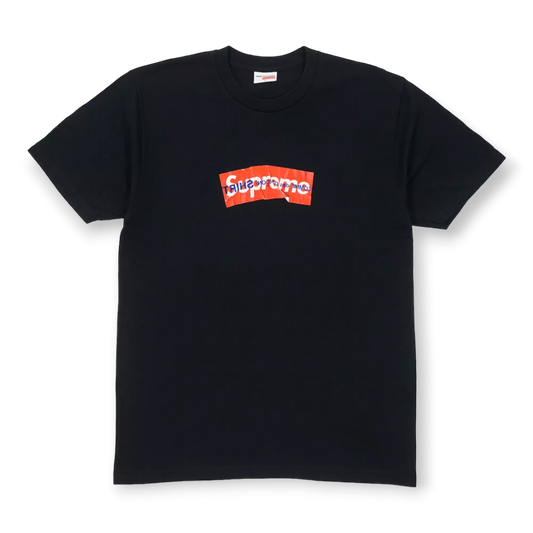 Supreme/Comme Des Garçons Box Logo Black Tee