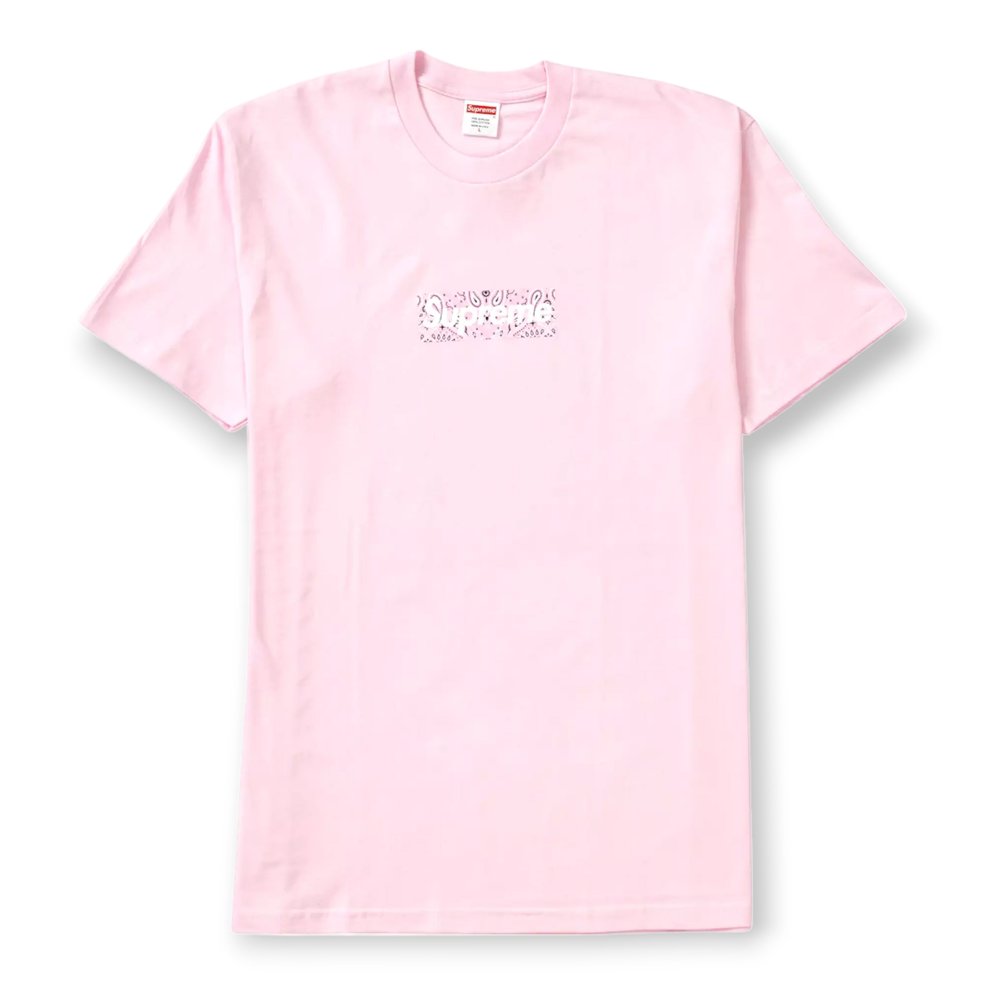 Supreme Bandana Box Logo Tee Pink The Hype Room