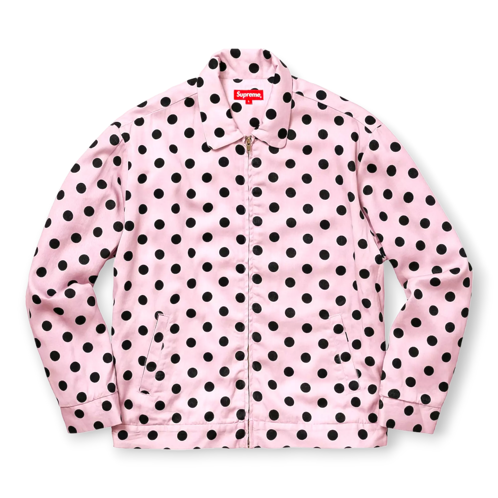 Supreme Polka Work Jacket Light Pink